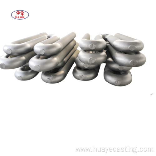 Customized wear resistant centrifugal cast U radiant tube